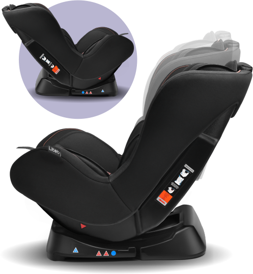 4 posições de recline (1 para trás, 3 para frente)